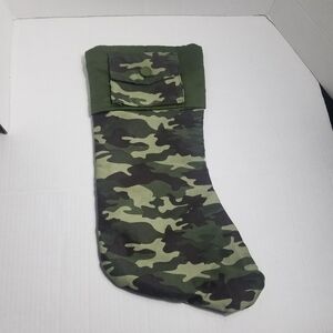 DANDEE GREEN CAMO CHIRSTMAS STOCKING